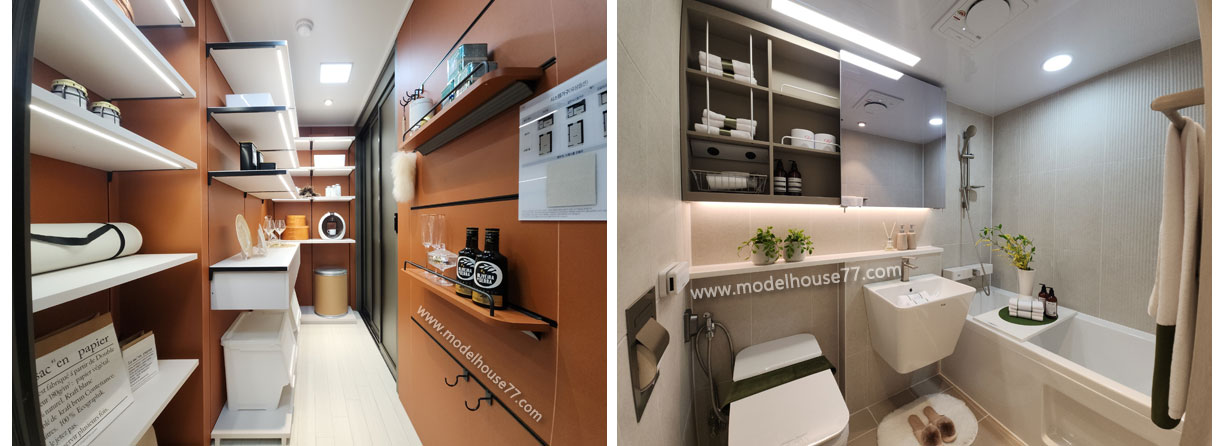 영종하늘도시 대라수 어썸의 아름다운 팬트리, 화장실  